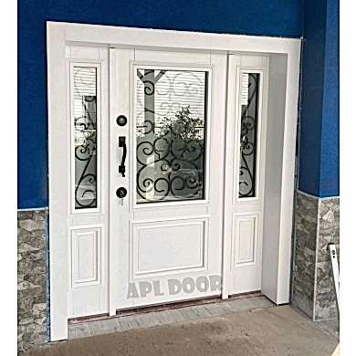 Apartman kapısı ferforje